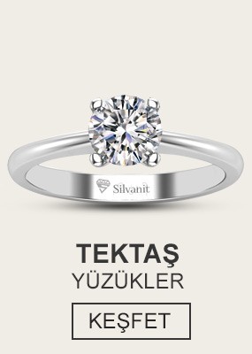 Silvanit Pırlanta'nın zarif tektaş yüzükleri ile sevgilinize özel bir anı bırakın. Uluslararası sertifikalı pırlantalar ve 24 ay bakım garantisi ile zarafeti ve kaliteyi bir arada sunuyoruz.